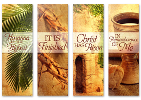 Easter Banners set of 4